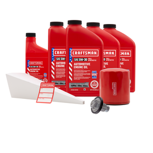 CRAFTSMAN 4.5 Quart 5W-30 Full Synthetic Oil Change Kit Fits Dodge Caravan, Dynasty, Grand Caravan, Neon, Plymouth Acclaim, Voyager