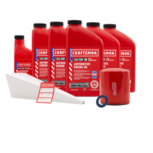 Load image into Gallery viewer, CRAFTSMAN 5.5 Quart 5W-30 Full Synthetic Oil Change Kit Fits Lexus GS400, GS430, LS430, SC300, SC400, SC430, Toyota 4Runner, FJ Cruiser, Tacoma, Tundra

