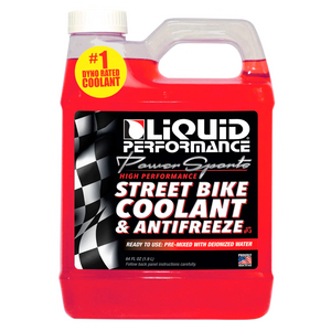 Liquid Performance 0535 Street Bike Coolant and Antifreeze 64oz