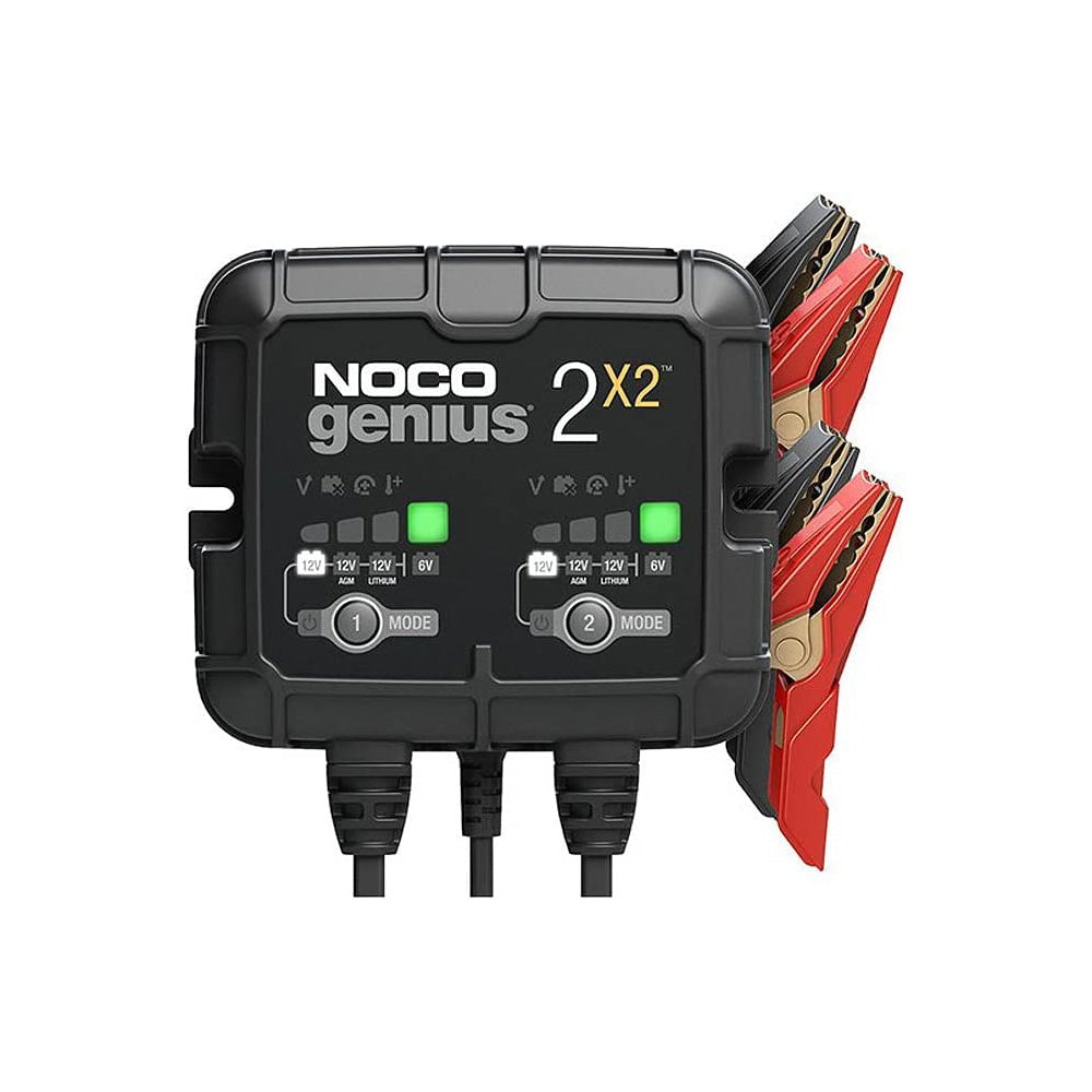 NOCO GENIUS2X2 2-Bank 4 Amp Battery Charger