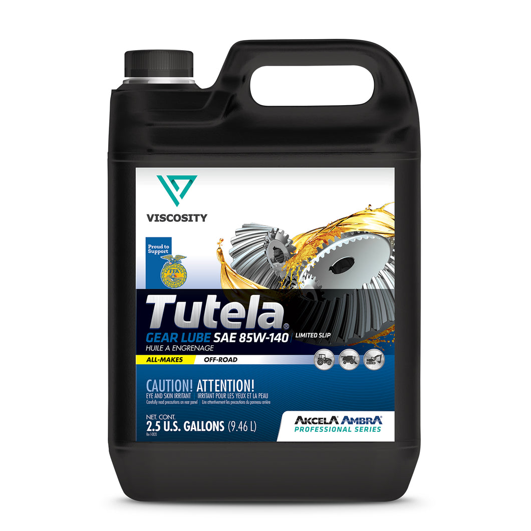 VISCOSITY TUTELA Gear Lube SAE 85W-140 - 2.5 Gallons
