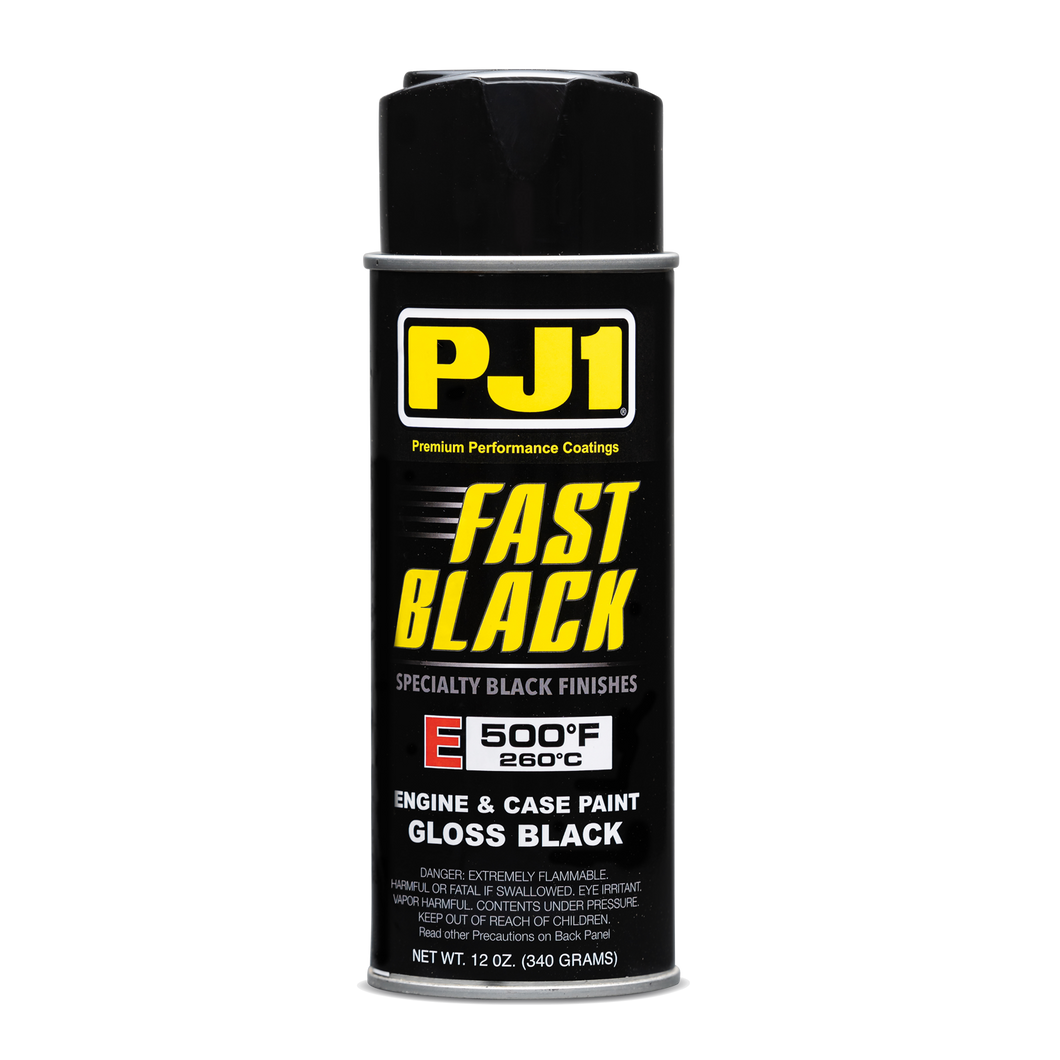 PJ1 16-ENG Fast Black Engine and Case Paint Gloss Black 12oz