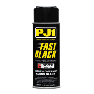 PJ1 16-SAT Fast Black Engine and Case Paint Satin 12oz