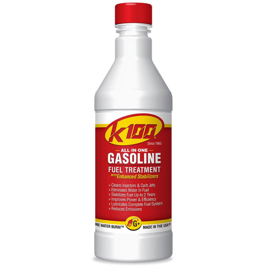 K100 K1008G G+ Gasoline Fuel Treatment with Enhanced Stabilizers 8oz