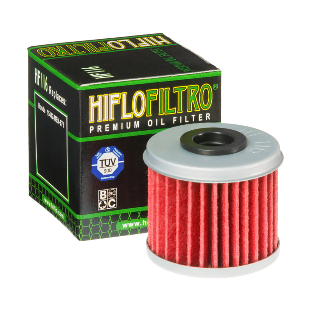 Hiflo Oil Filter HF116 Fits Honda TRX450R CRF250, Polaris Ace/Ranger 325, Husqvarna TC 250 TE 310