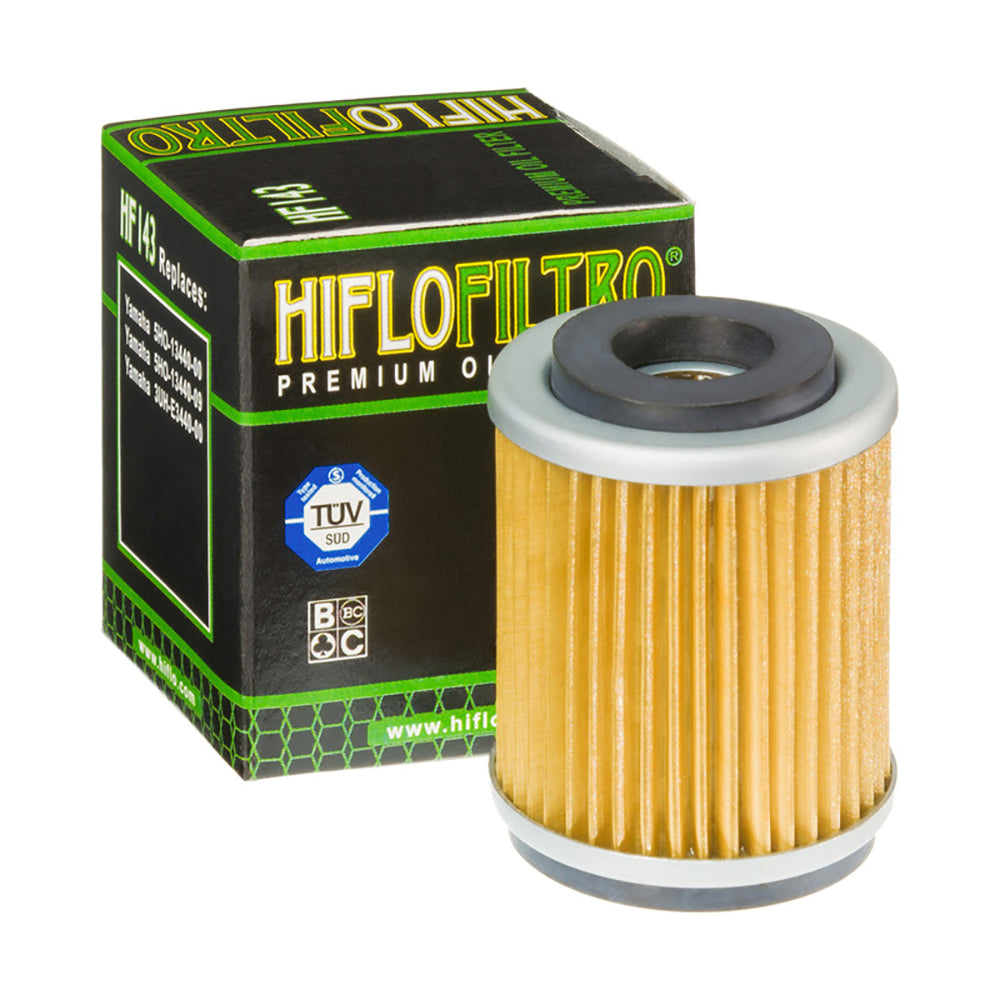 Hiflo Oil Filter HF143 Fits Yamaha YFM250 Bear Tracker, XT225 XT250 XT350 YTM200 YTM225