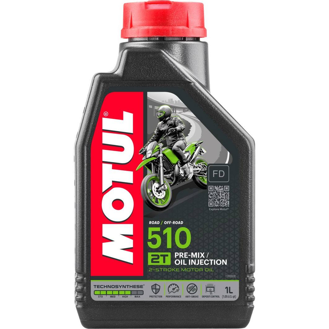 Motul 2T 510 Technosynthese 2-Stroke Motorcycle Oil