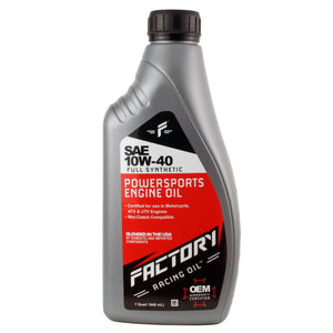 Factory Racing Parts SAE 10W-40 5 Quart Oil Change Kit For Kawasaki Teryx, Teryx4