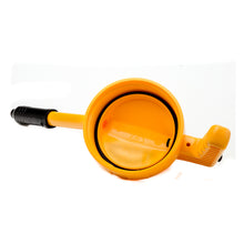 Load image into Gallery viewer, Fluid Defense Systems Oil Safe Stretch Spout Lid (100309) - Yellow
