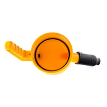 Load image into Gallery viewer, Fluid Defense Systems Oil Safe Stumpy Spout Lid (100509) - Yellow
