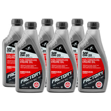 Load image into Gallery viewer, Factory Racing Oil Full Synthetic SAE 0W-20 Fuel Conserving Engine Oil - API SP ILSAC GF-6A - 6 Pack
