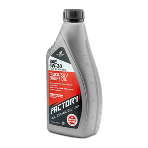 Factory Racing Oil 5W-30 Full Synthetic Truck/SUV Engine Oil- API SP ILSAC GF-6A - 6 Pack