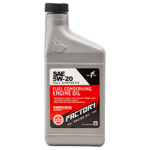 Factory Racing Parts SAE 5W-20 Full Synthetic 4.5 Quart Oil Change Kit for Honda