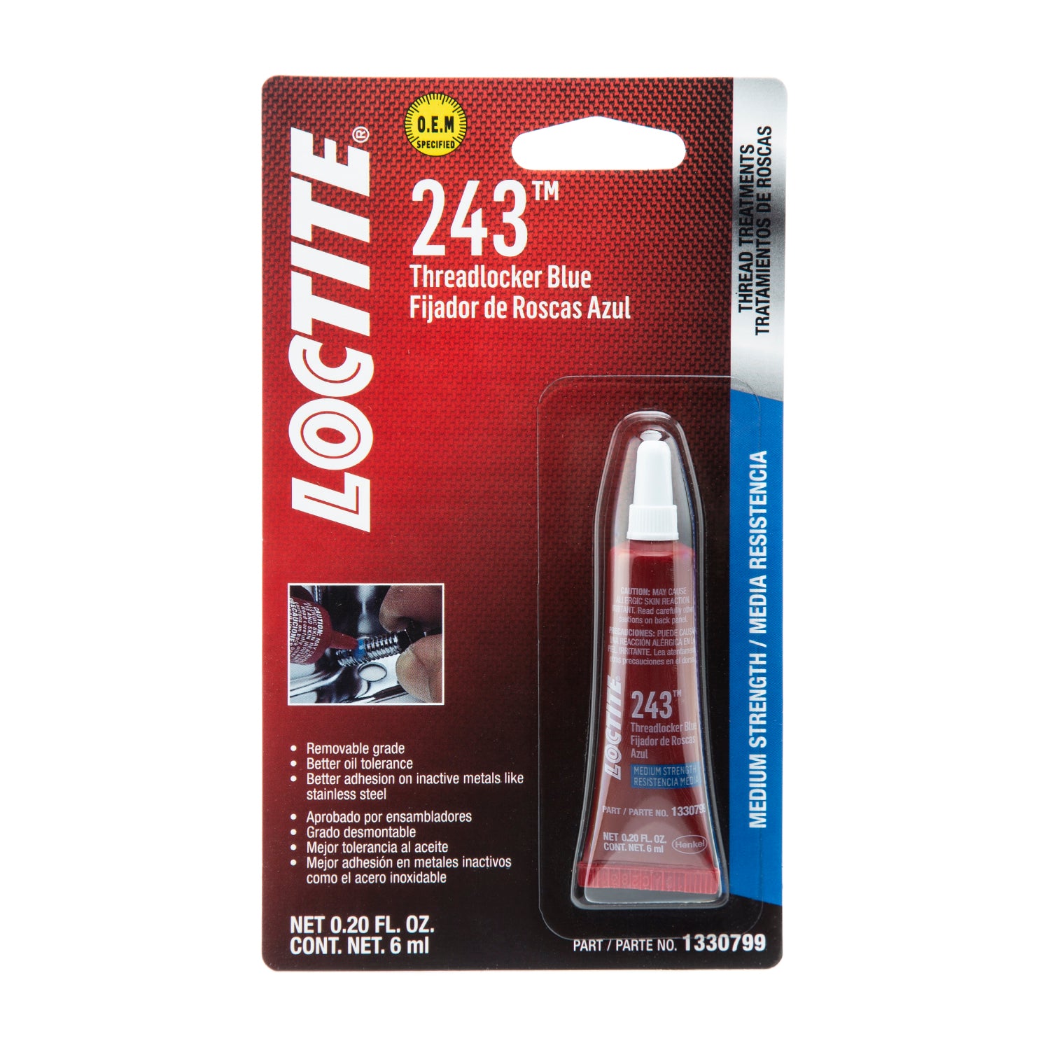 Loctite 243 Blue Medium Strength Thread Retainer – TaoTao Parts Direct