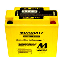 Load image into Gallery viewer, Motobatt MB5.5U 12V AGM Battery Fits Kawasaki Vespa Yamaha
