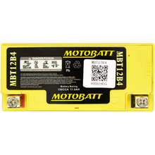 Load image into Gallery viewer, Motobatt MBT12B4 12V AGM Battery Fits Ducati Yamaha
