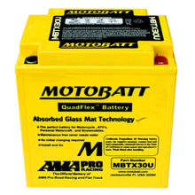 Load image into Gallery viewer, Motobatt MBTX30U 12V AGM Battery Fits Arctic Cat BMW Laverda Moto Guzzi Polaris
