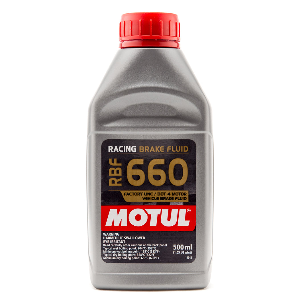 Motul RBF 660 Factory Line DOT 4 Racing Brake Fluid - 500 ml