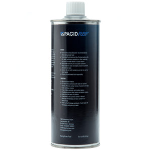PAGID RBF Racing Brake Fluid High Temperature Operating With Excellent Viscosity and Lubricity  - 626 Degrees Fahrenheit / 330 Degrees Celsius Dry Boiling Point - 0.5 Liter / 16.9 Fluid Ounces Metal Can