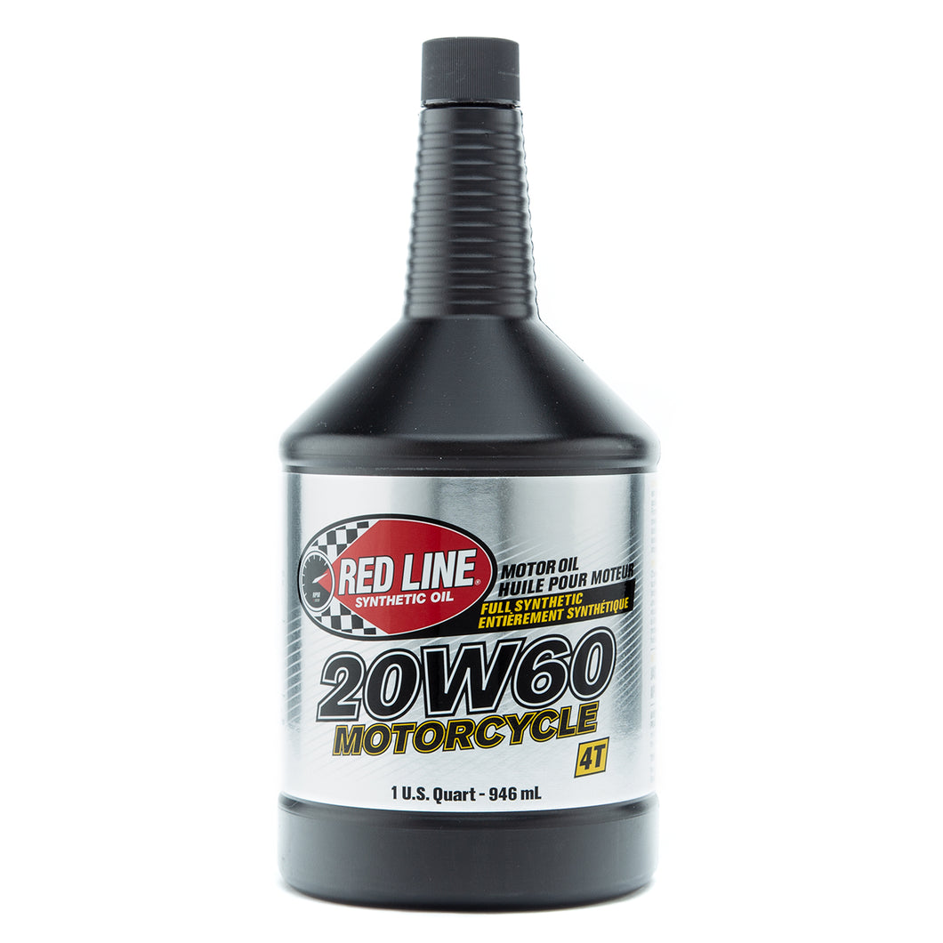 Red Line 20W-60 Motorcycle Oil - 1 Quart