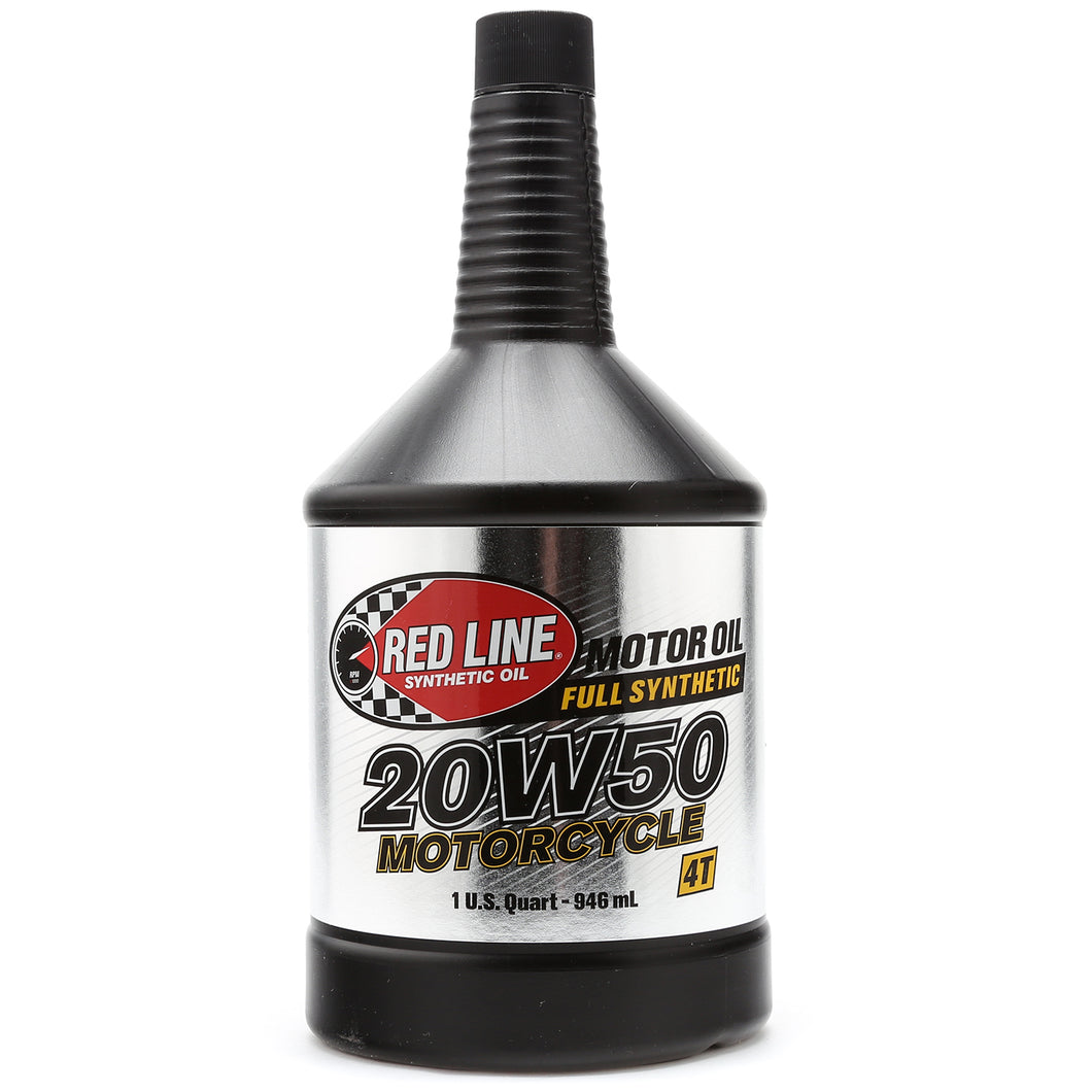Red Line 20W-50 Motorcycle Oil - 1 Quart