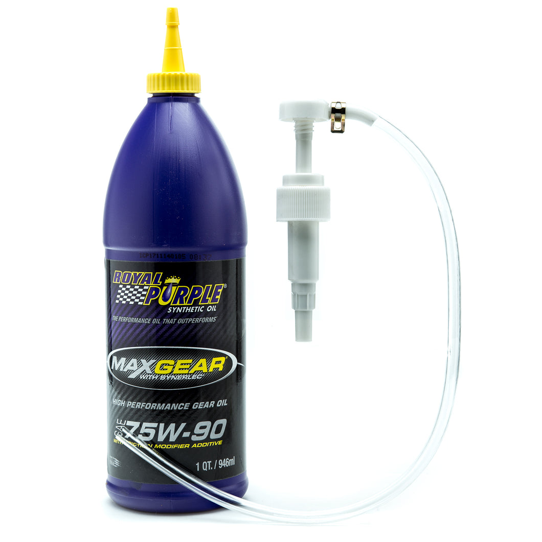 Royal Purple Max Gear® 75W-90 Gear Oil with Plews Pump - 1 Quart