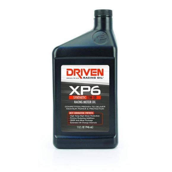 Driven XP6 15W-50 Synthetic Racing Oil - 1 Quart