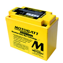 Load image into Gallery viewer, Motobatt MBTX20U 12V AGM Battery Fits Kawasaki Sea-Doo Yamaha PWC

