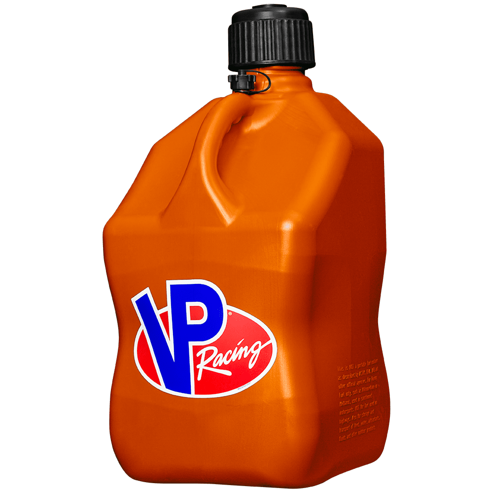 VP Racing Fuels 35723 Orange Square Utility Jug - 5 Gallon